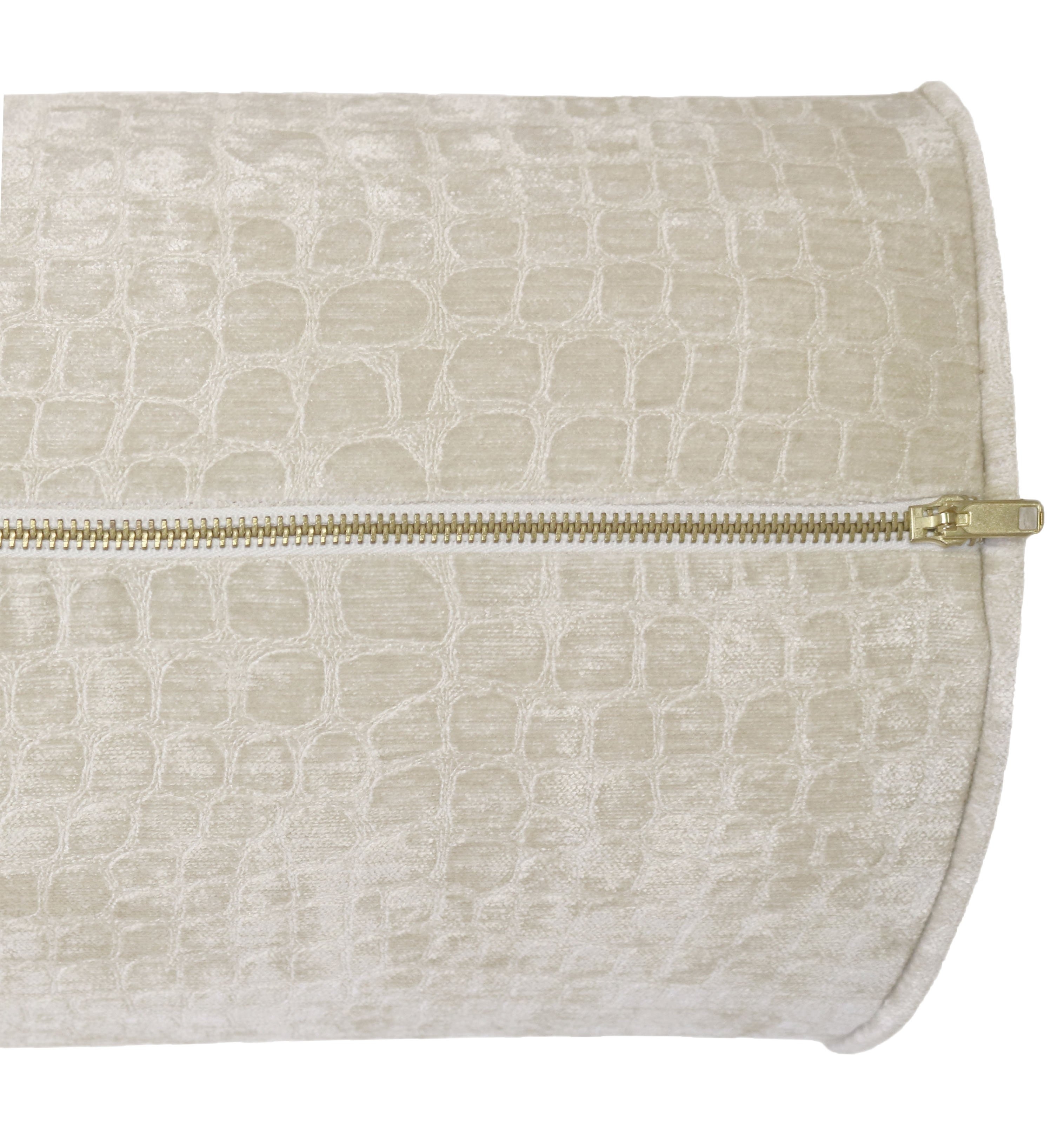 THE BOLSTER :: CROCODILE CHENILLE - Sample 4" X 4" - Image 3