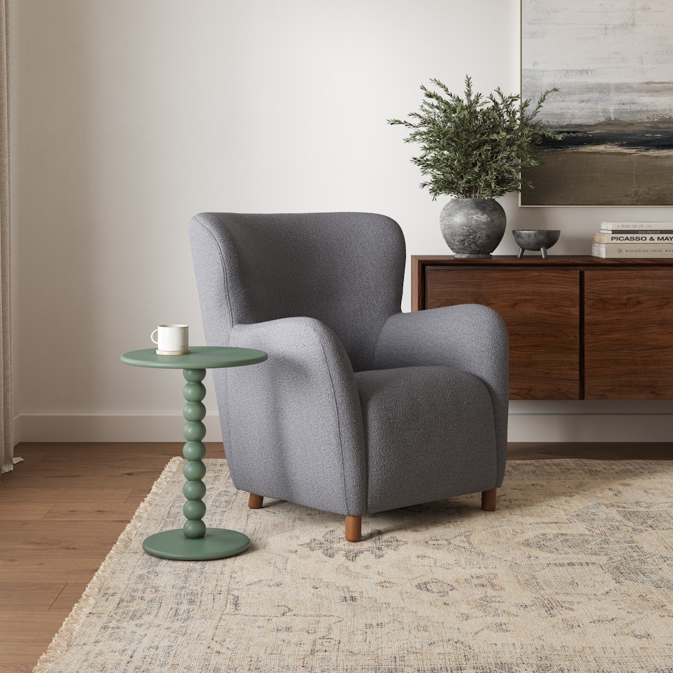 Hallie Side Table - Norfolk Green - Image 1