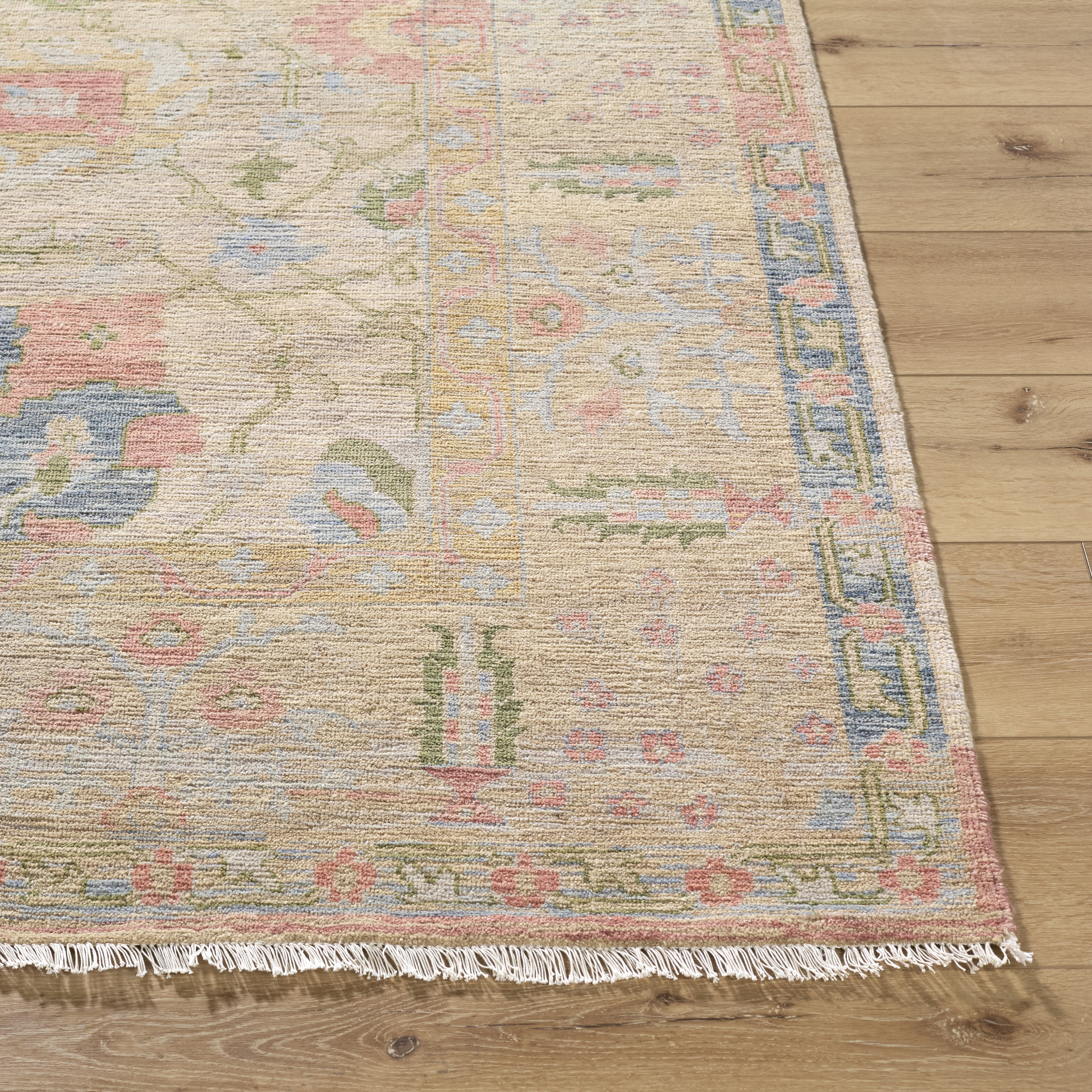 Mashad  Indoor 10' x 14' Handmade Rug - Image 1