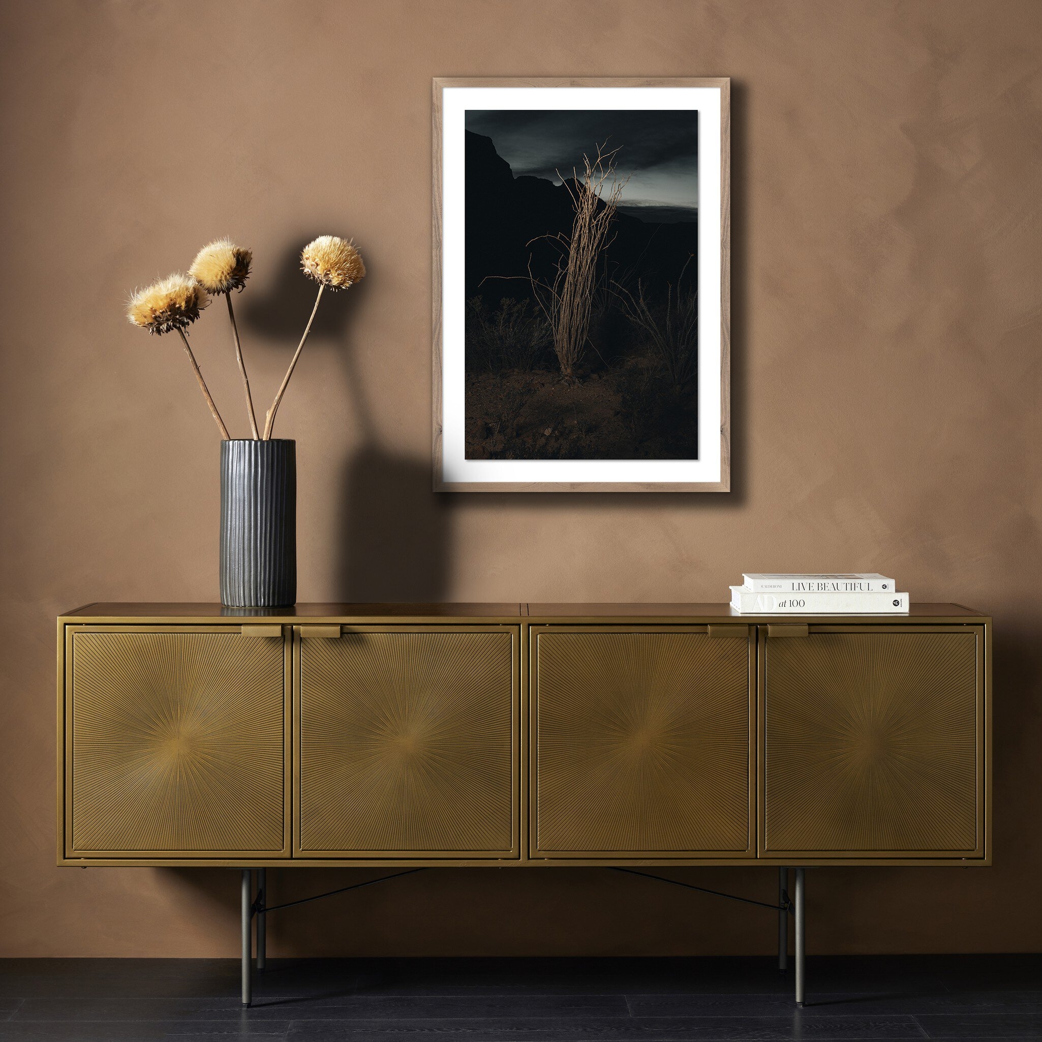 Ocotillo II by Mandy Steinback - Rustic 1.5 Walnut - Image 1