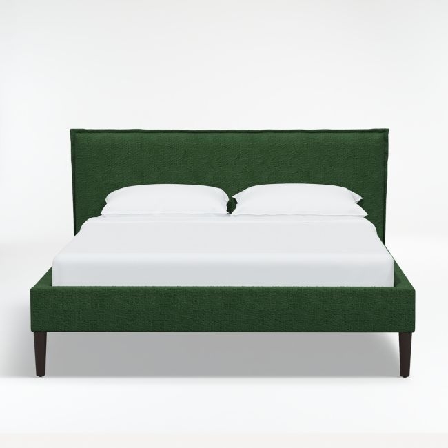 Lane Full Boucle Fern Low-Profile Bed - Image 0