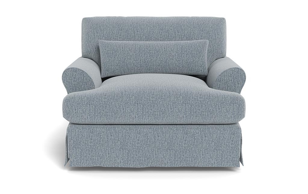 Maxwell Slipcovered Swivel Chair by Apartment Therapy - Image 0