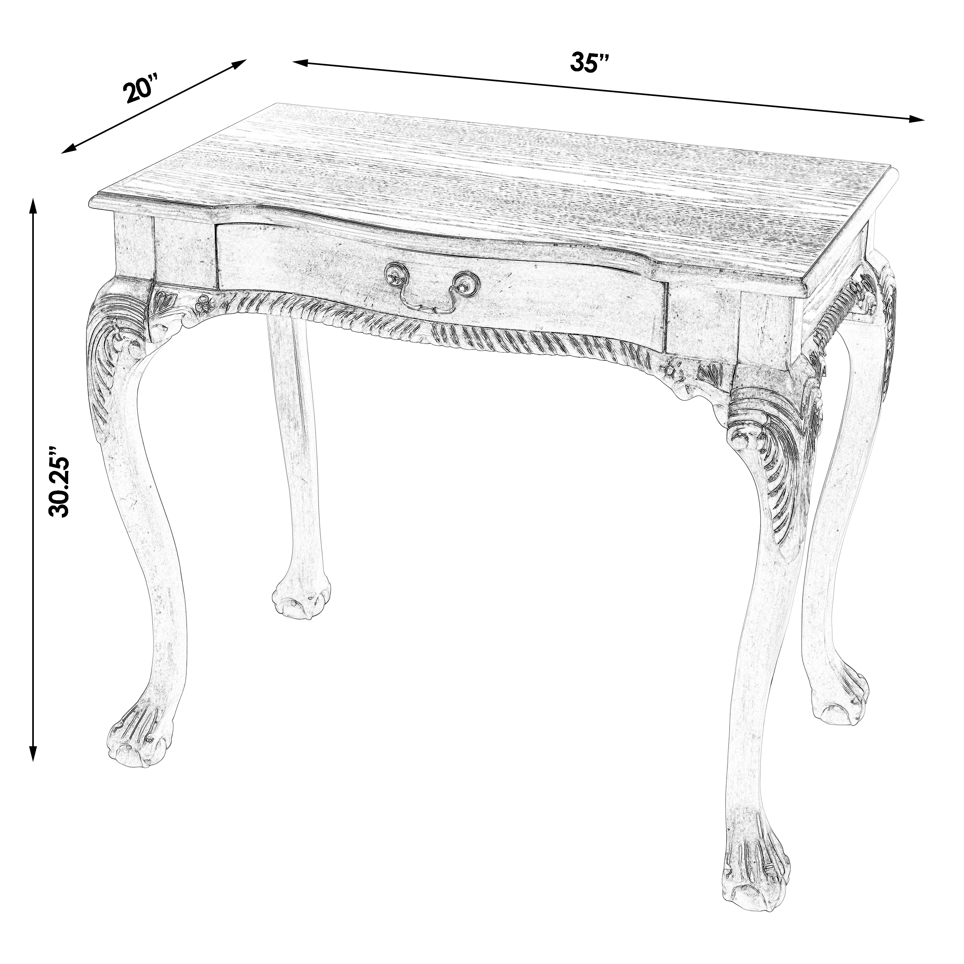 Dupree Cherry Writing Desk - Image 2