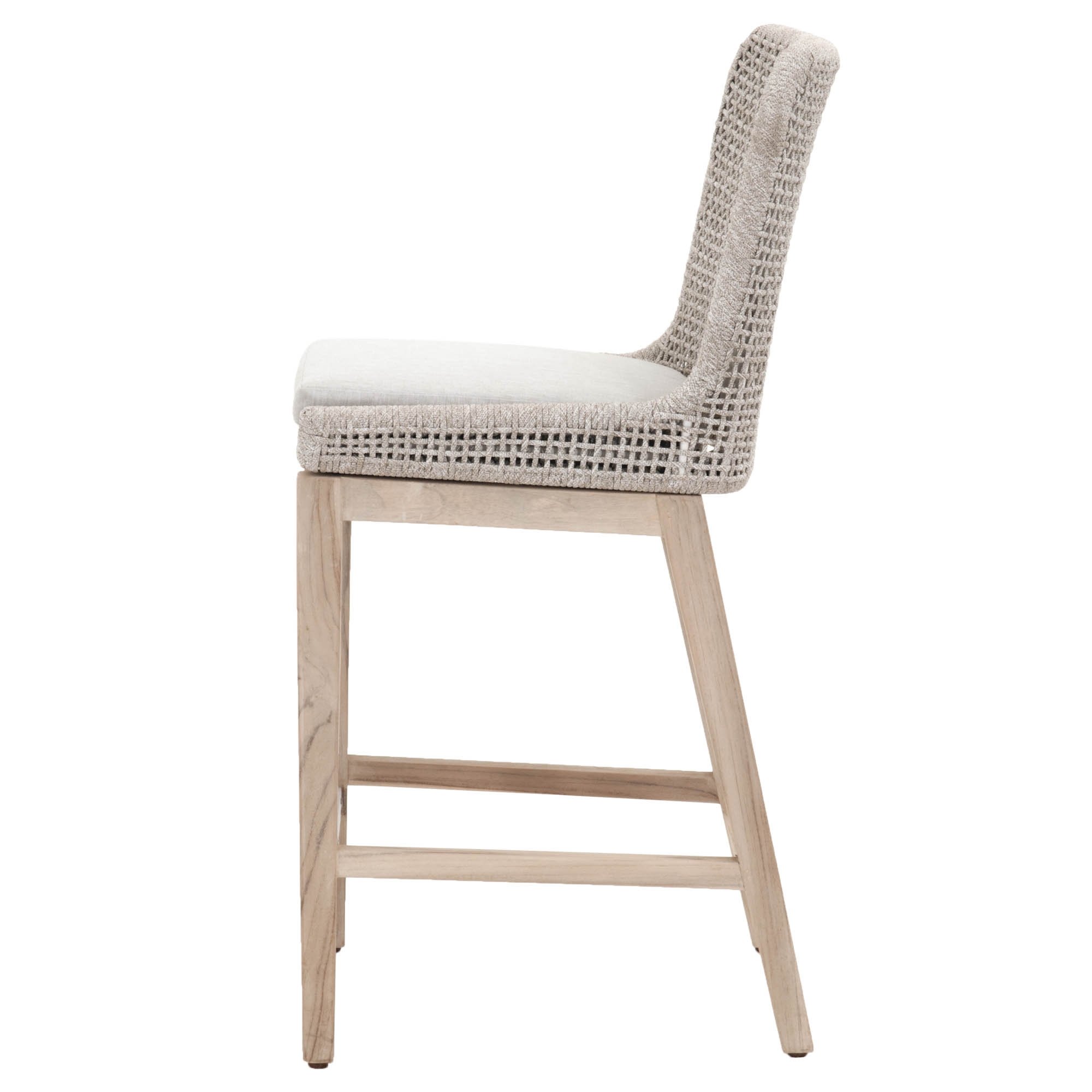 Winnetka Indoor/Outdoor Counter Stool, White Taupe - Image 2
