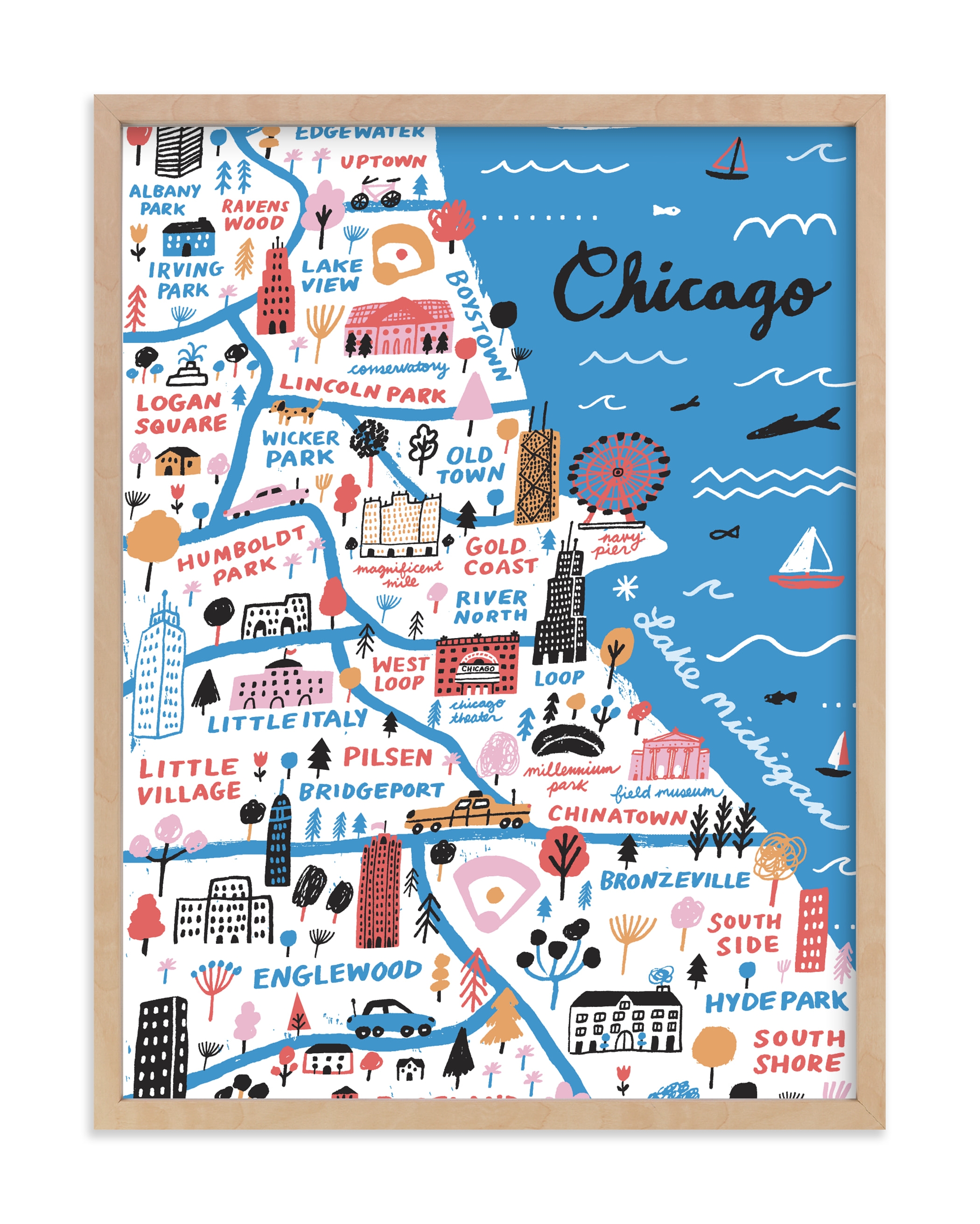 I Love Chicago Limited Edition Fine Art Print 1 - Image 0