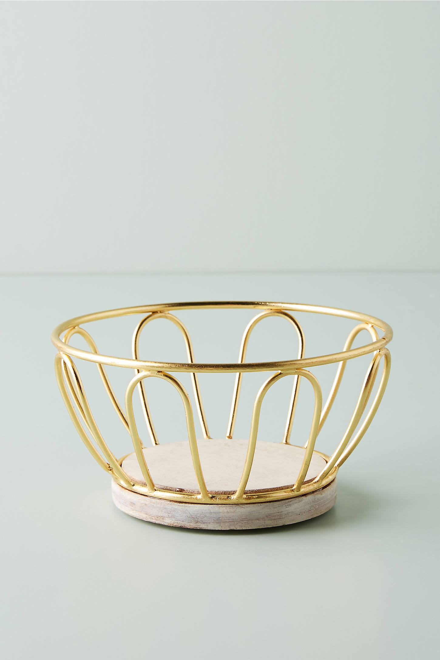 Gold Wire Basket - Image 0