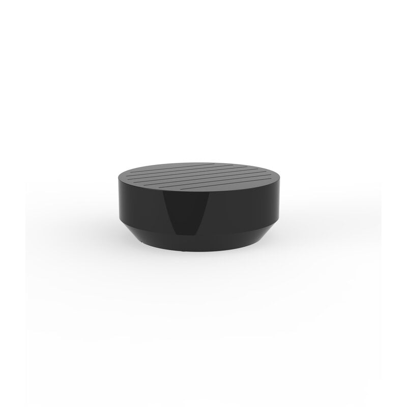 Vondom Vela Plastic Coffee Table Color: Black, Table Size: 31.5" Diameter x 11.75" H - Image 0
