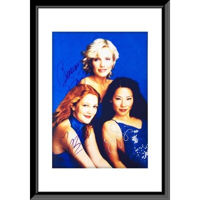 Charlie's Angels Drew Barrymore, Cameron Diaz  And Lucy Liu Signed Movie Photo - Image 0