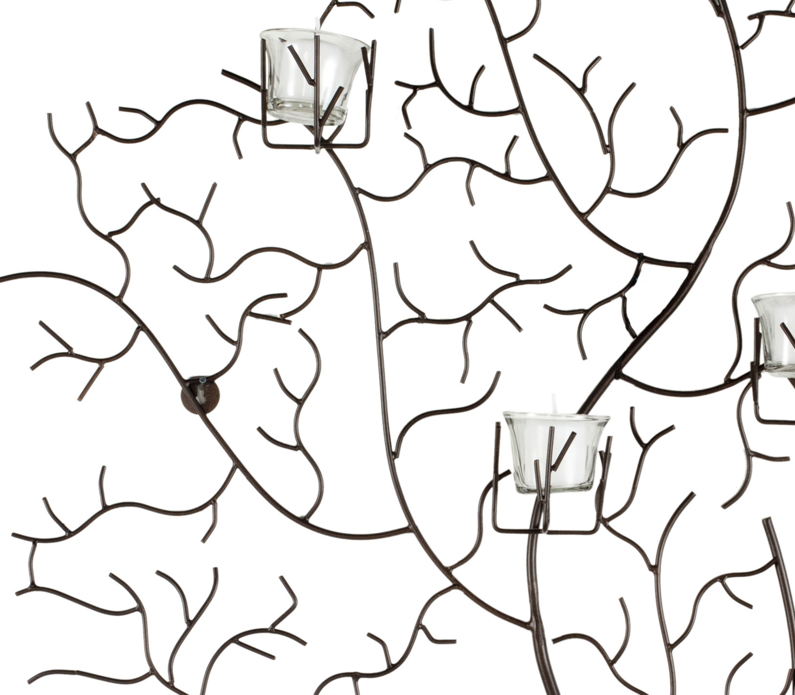 7 Votive Tree Wall DÃ©cor - Rstc Powder Coated - Safavieh - Image 1