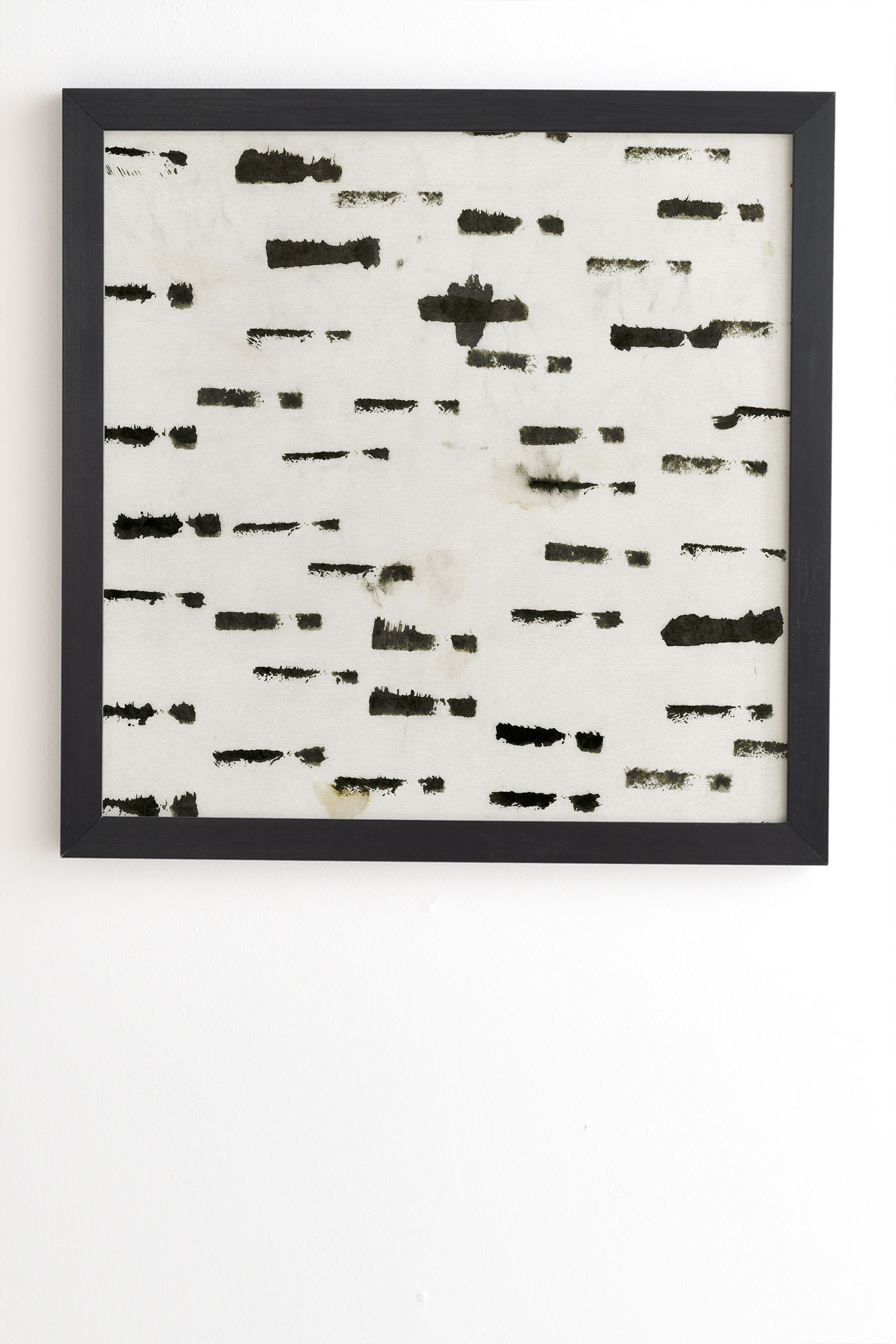 Wabi Sabi 1601 by Iris Lehnhardt - Framed Wall Art Basic Black 20" x 20" - Image 0