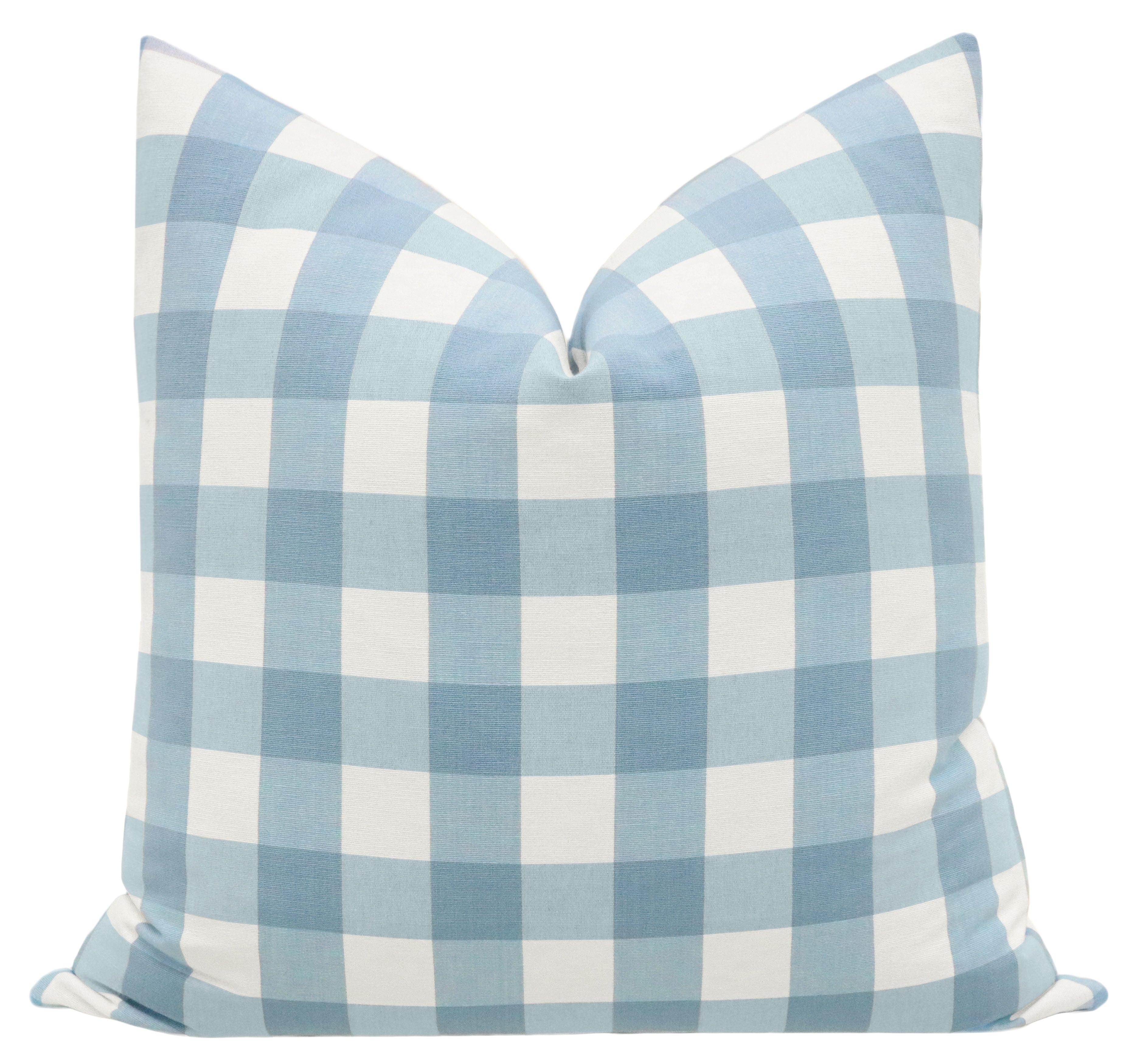 CHARLESTON CHECK // POWDER BLUE - 14" X 36" - Image 0