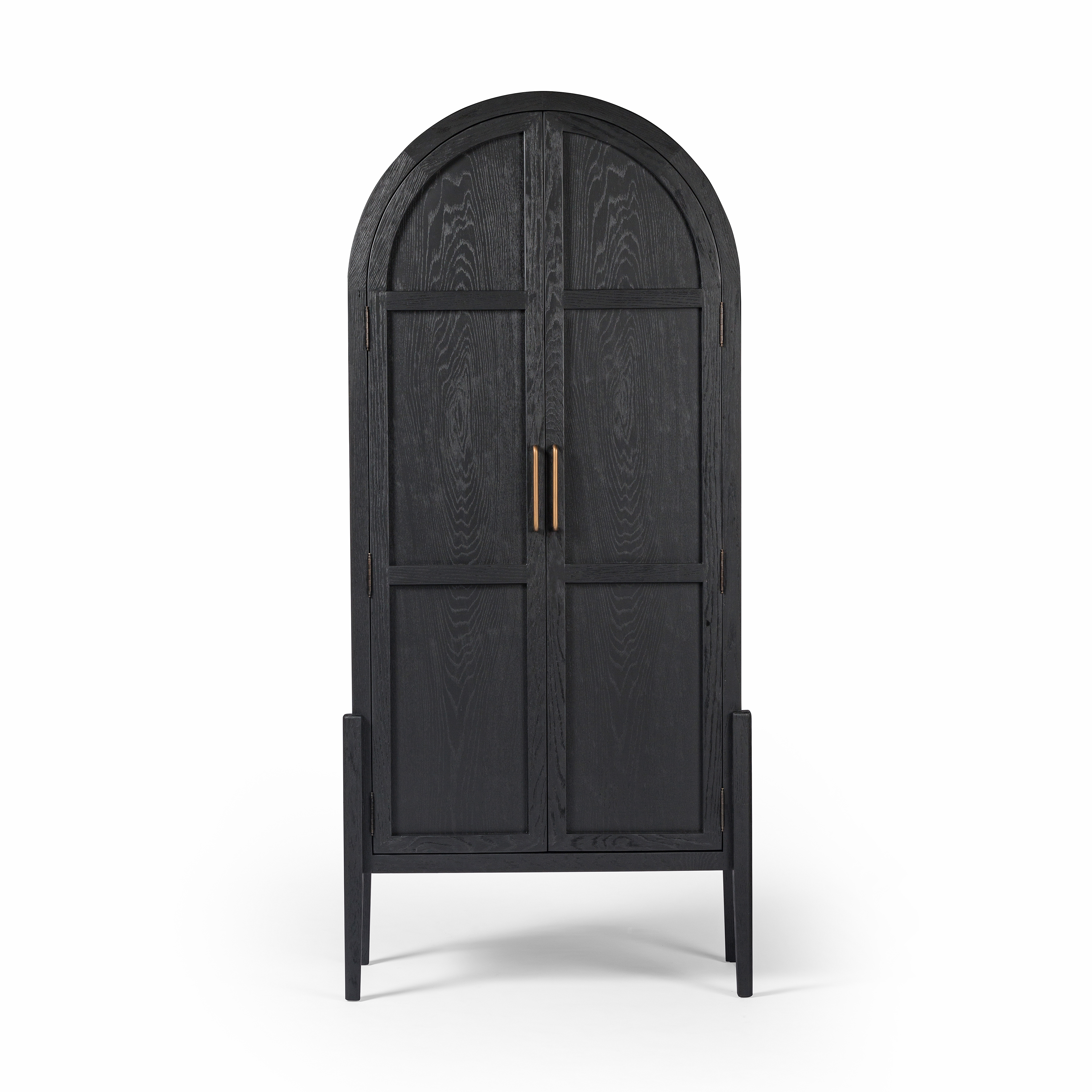 Tolle Panel Door Cabinet-Drifted Mat Blk - Image 5