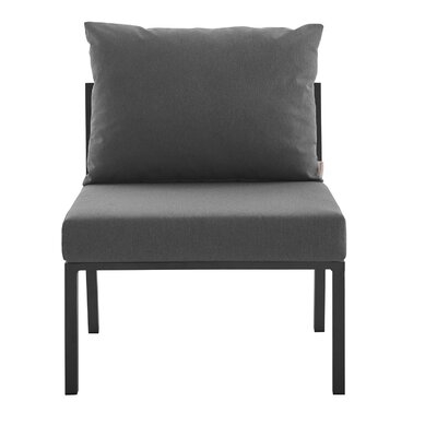 KIKI Outdoor Patio Aluminum Armless Chair - Image 0