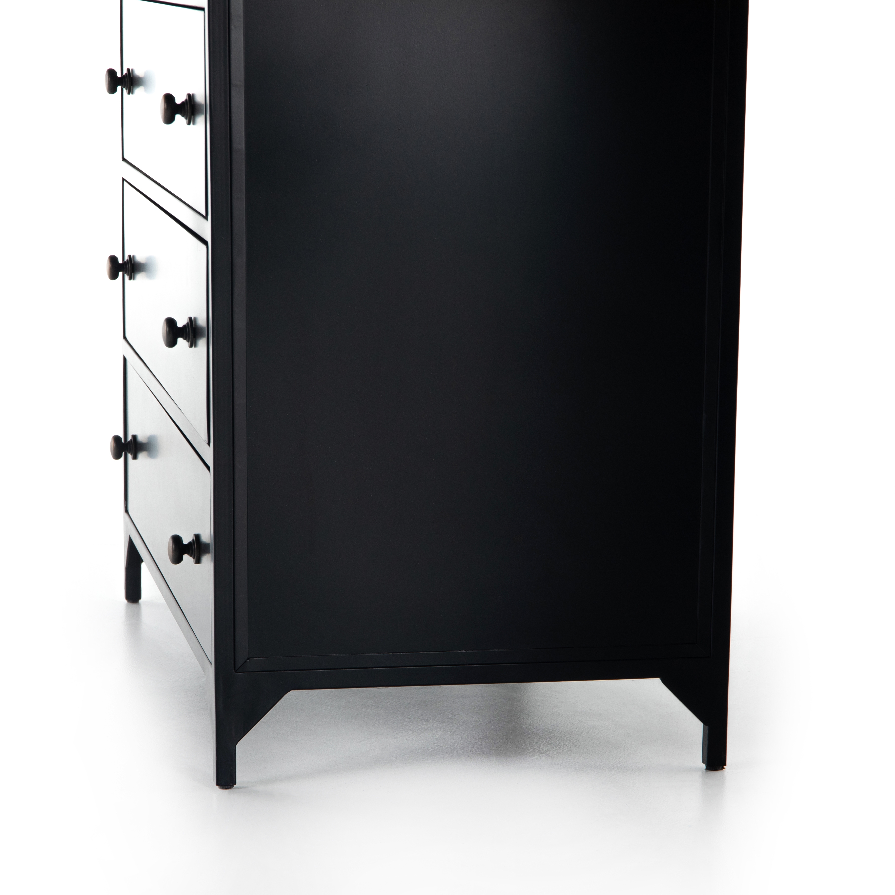 Belmont 8 Drawer Tall Dresser-Black - Image 3