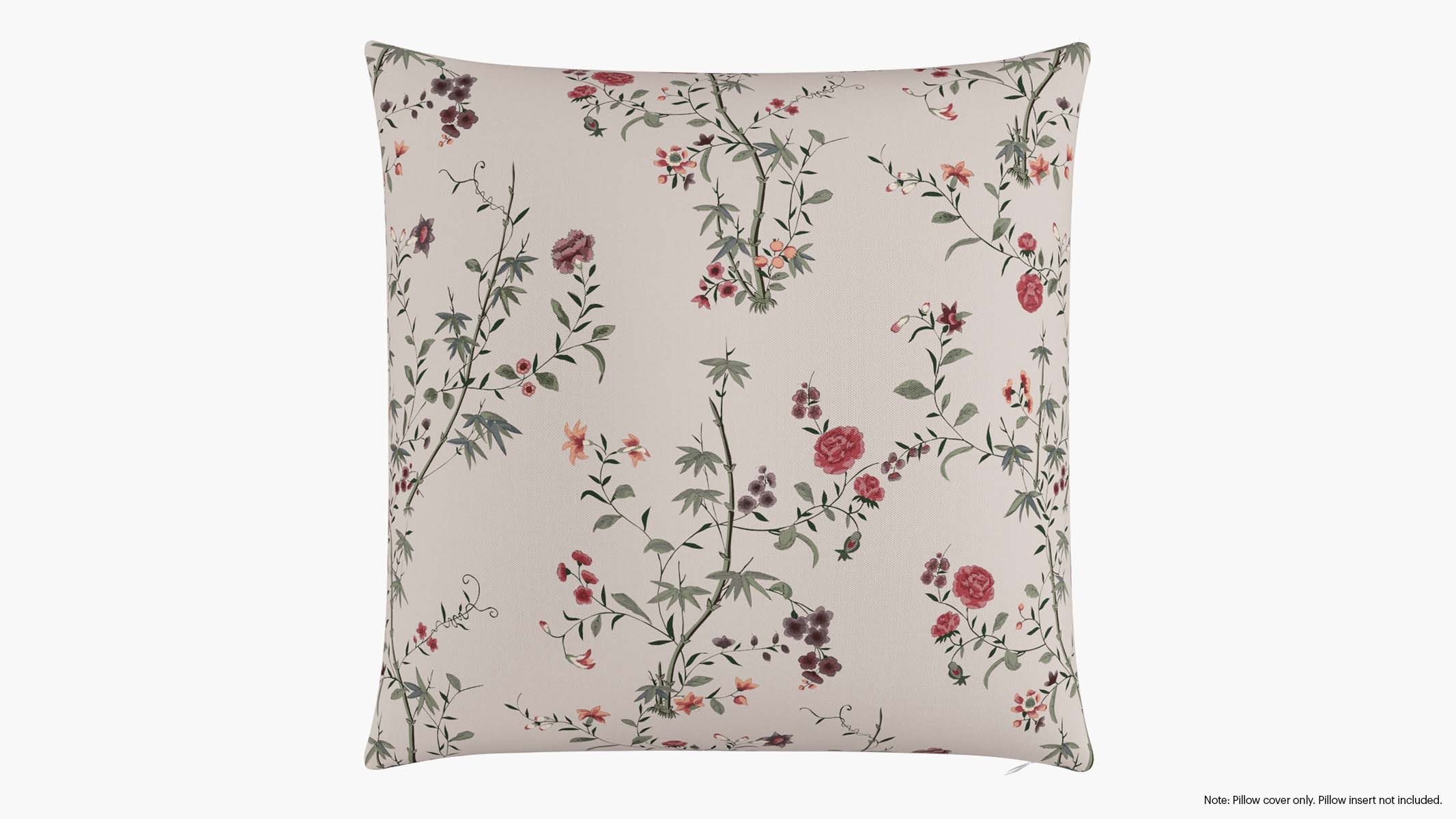 Throw Pillow Cover 26", Multi Bamboo Garden, 26" x 26" - Image 0