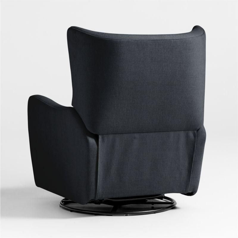 Aurora Midnight Blue Nursery Electronic Power Recliner with Nightlight - Image 3