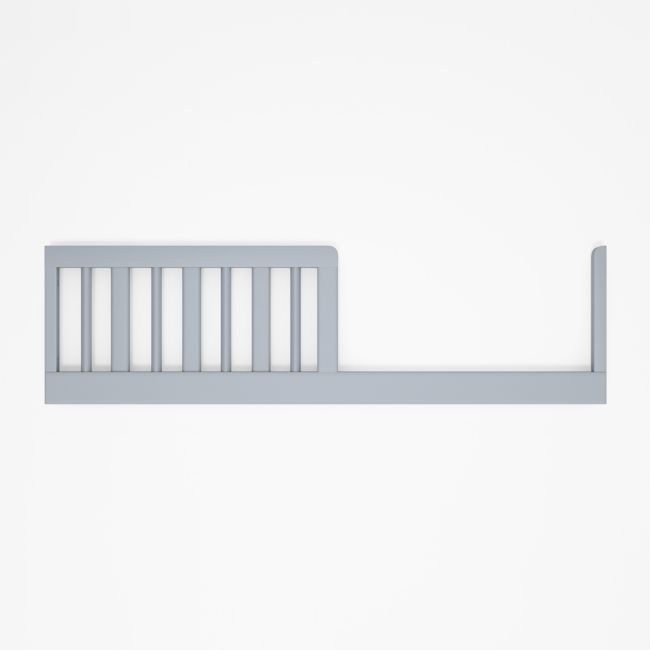 Finn Mist Blue Wood Toddler Bed Rail - Image 0