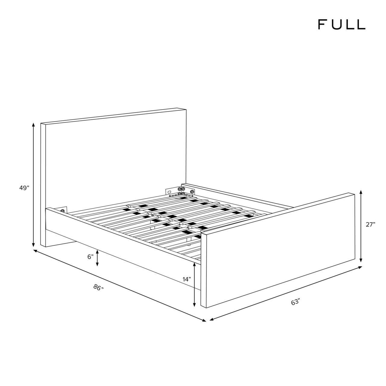 Elmwood Platform Bed - Image 4