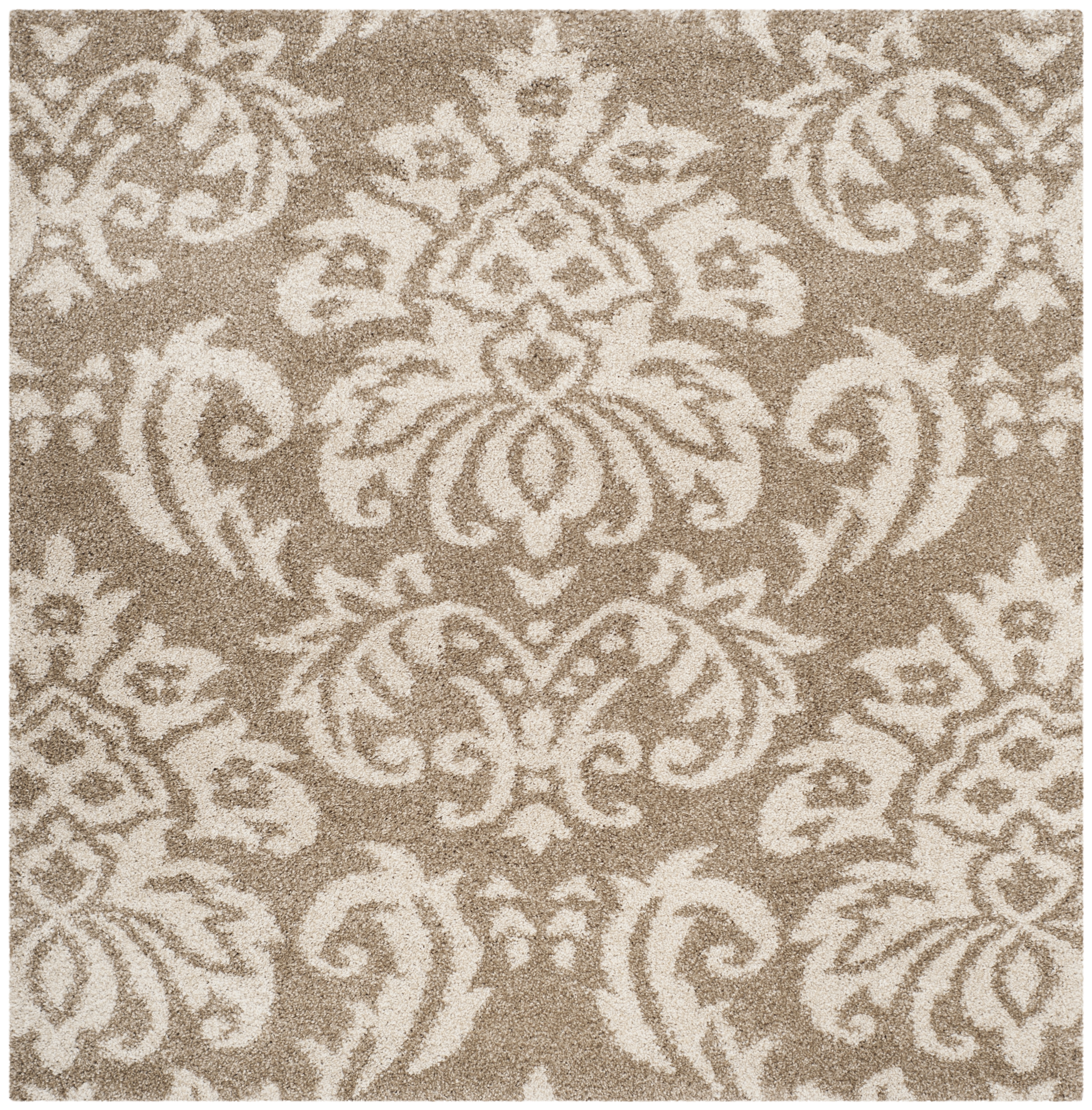 Arlo Home Woven Area Rug, SG460-1311, Beige/Cream,  5' X 5' Square - Image 0
