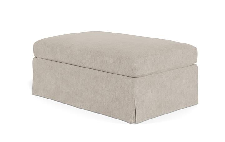 Sloan Slipcovered Ottoman - Image 2