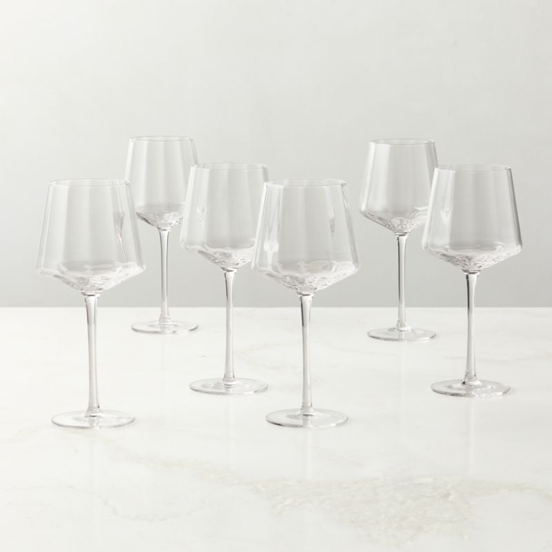 Muse Optic Fluted White Wine Glasses Set of 6 - Image 1