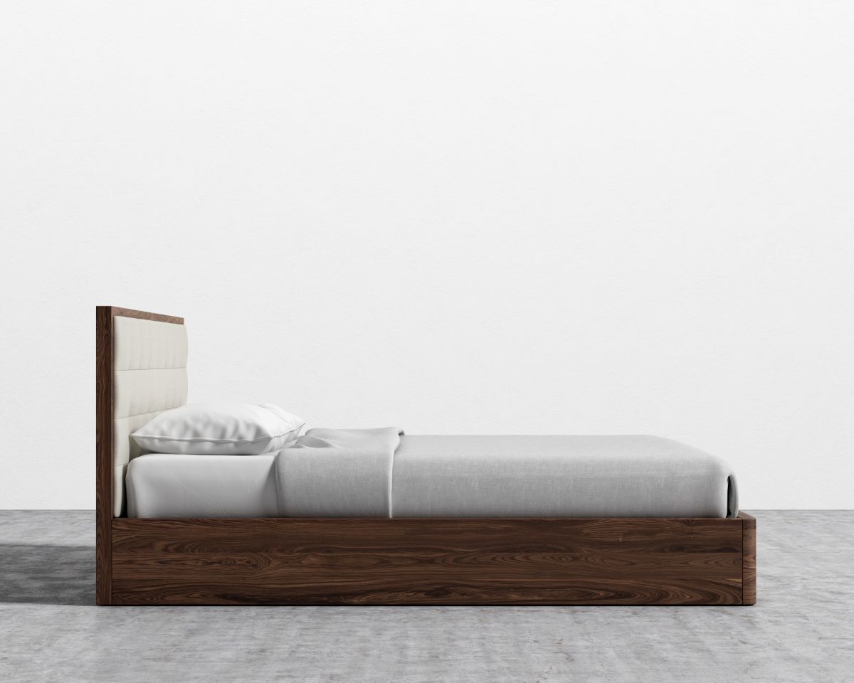 Charlotte Storage Bed / King / Modern Felt, Alesund - Image 8