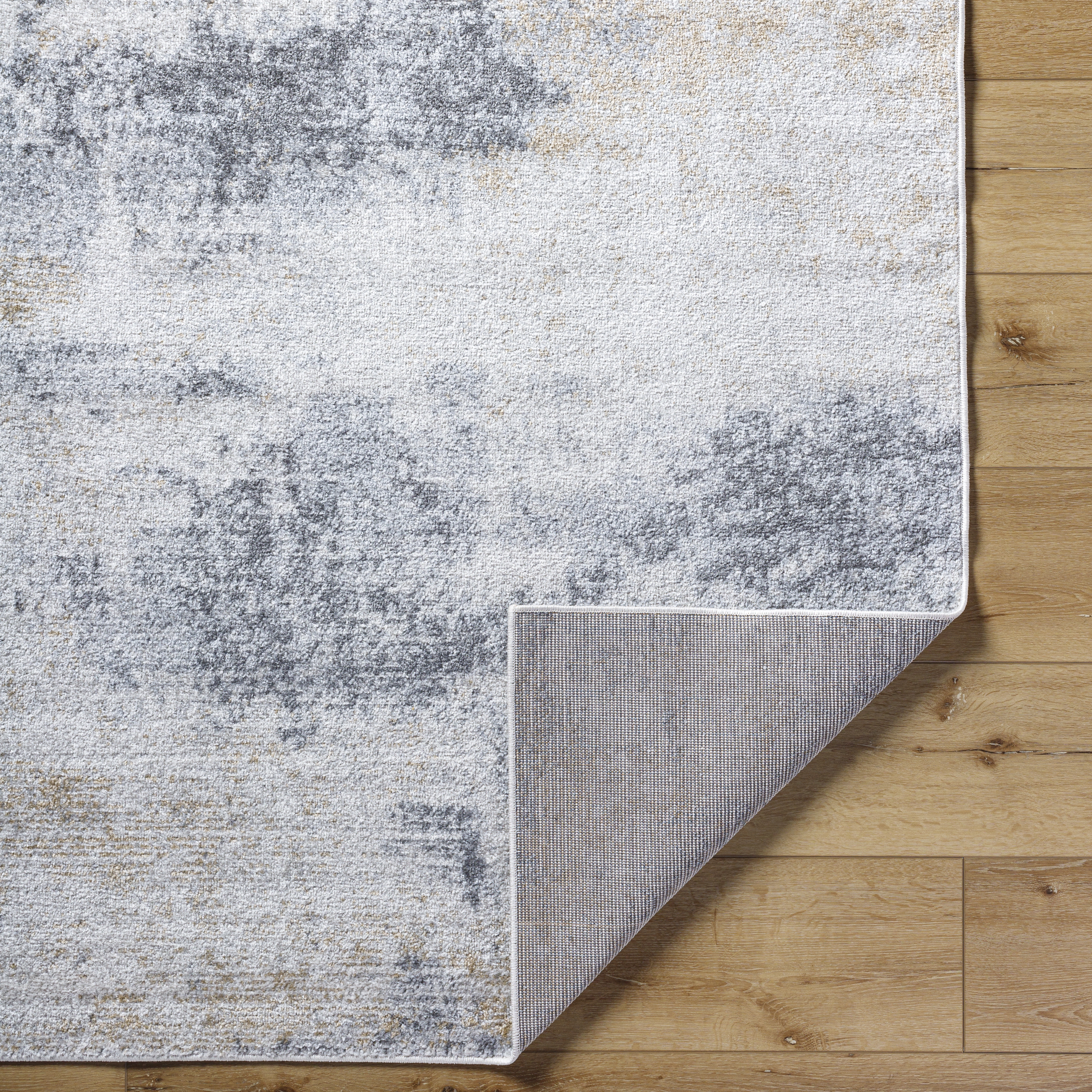 Harput Gray Indoor 8'10" x 12'6" Machine Woven Rug - Image 3