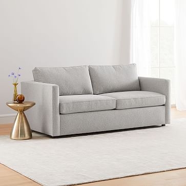 Harris Gel Sleeper Sofa, Poly , Chenille Tweed, Storm Gray, Concealed Supports - Image 1
