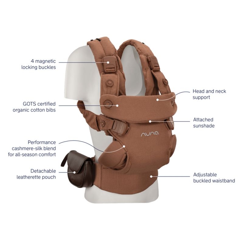 Nuna ® CUDL ™ Luxe Sienna 4-in-1 Baby Carrier - Image 6