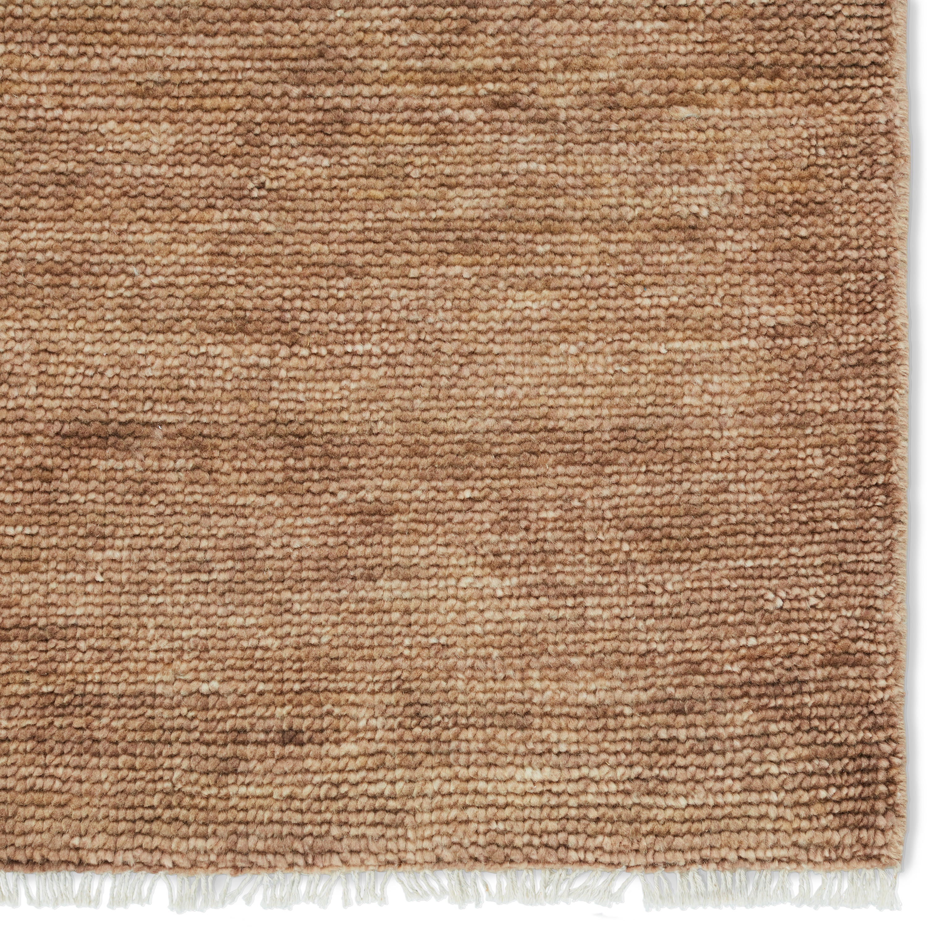 Origin SAG06 Handknotted Solid Light Brown Area Rug (12'x15') - Image 3