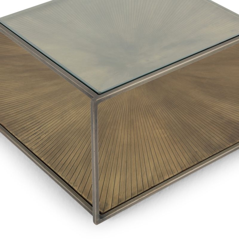 Array Square Coffee Table with Shelf - Image 9