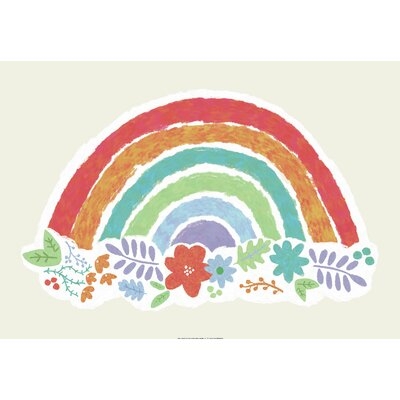 Floral Rainbow - Wrapped Canvas Painting Print - Image 0
