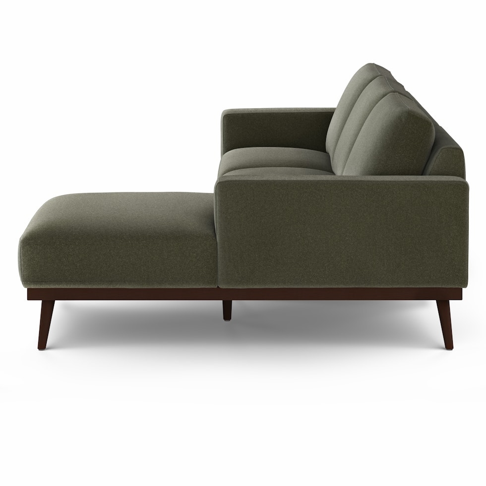 Rhett 93" Right Chaise Sectional - Felted Green - Image 2