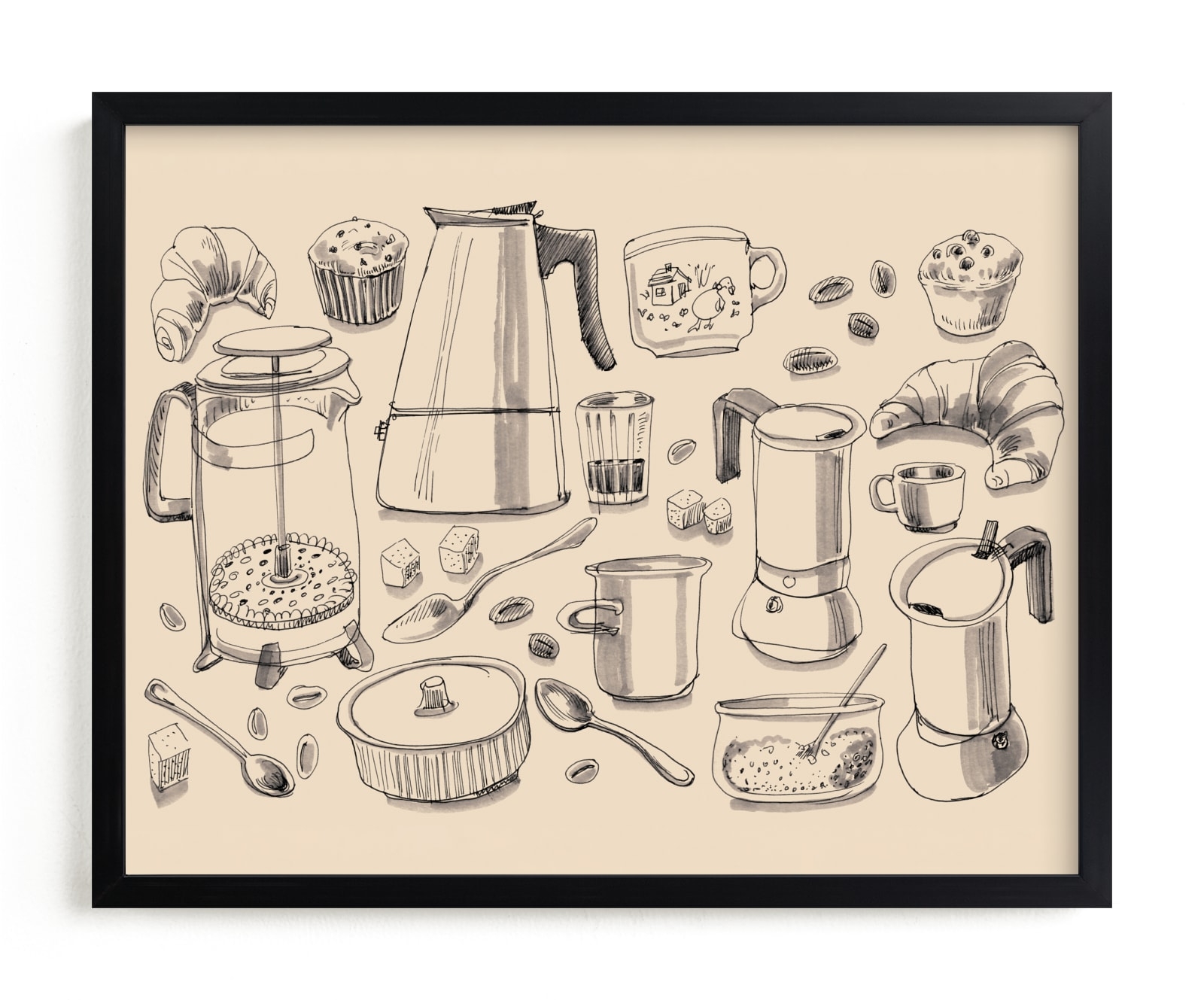 Breakfast With Coffee Limited Edition Fine Art Print 2 - Image 0