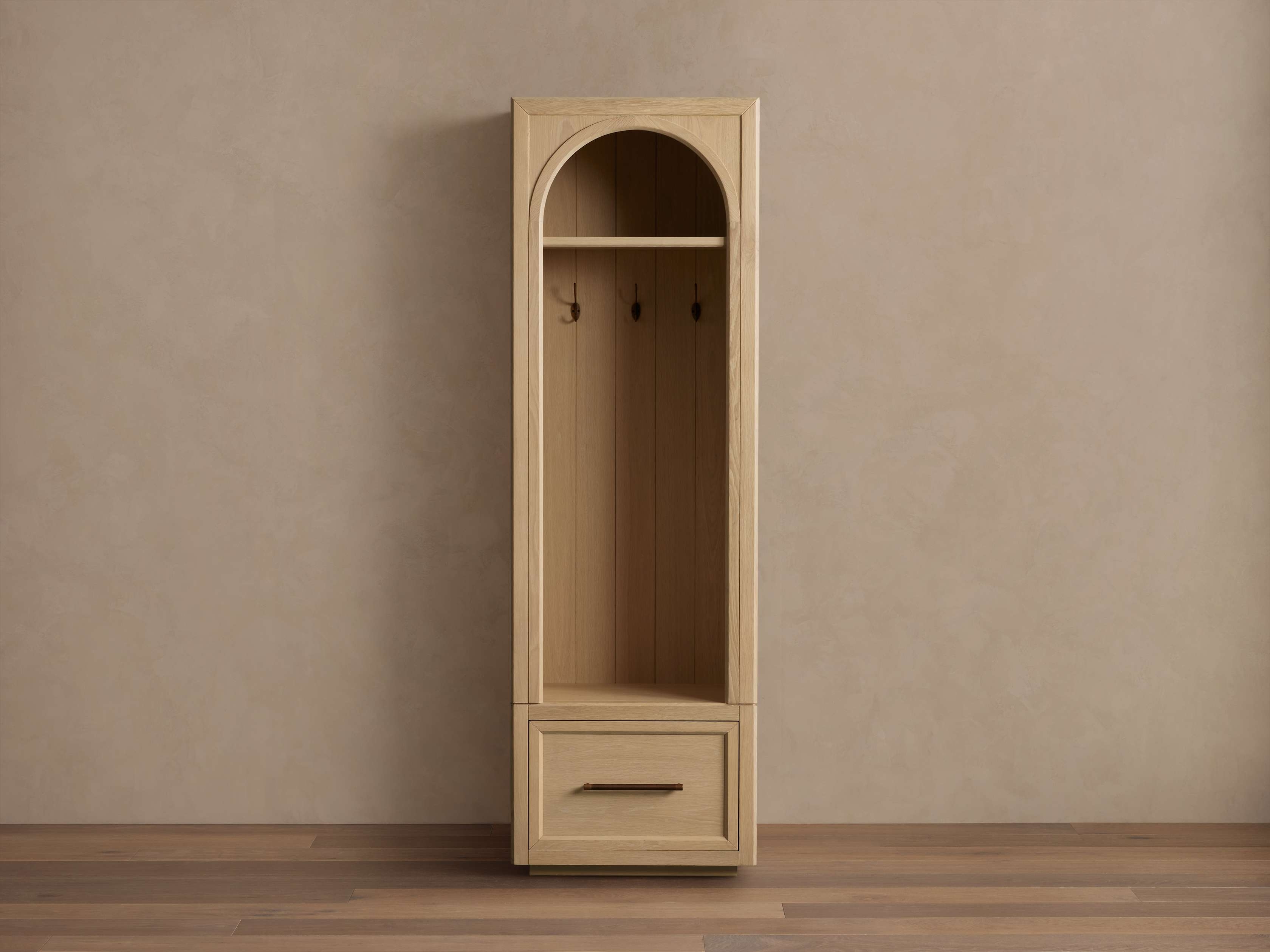 Hattie Entryway Cabinet in Wood Single Natural  Dune  - Image 0