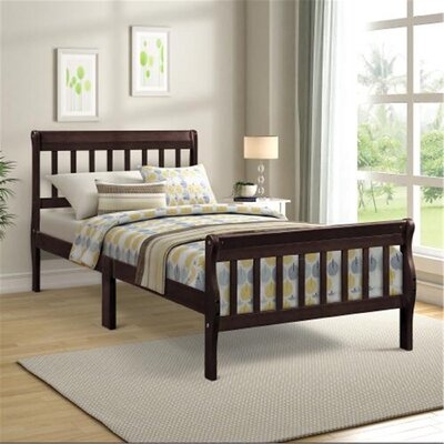 Simple Wooden Bed Single Bed - Image 0