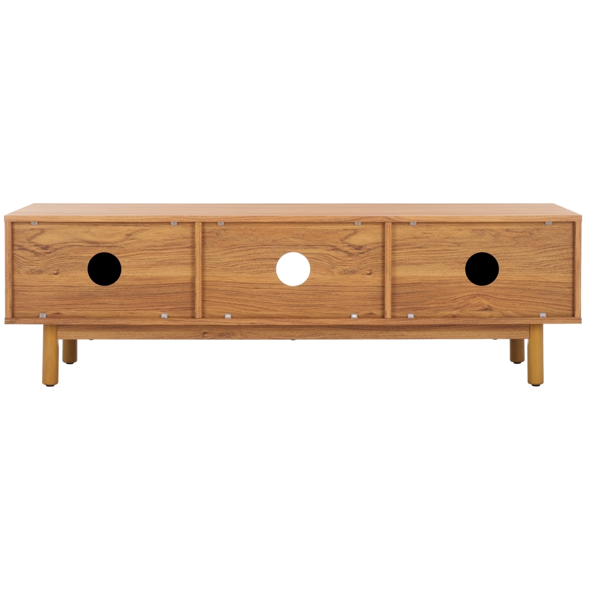 Aino 2 Door Media Stand - Oak / Natural - Safavieh - Image 7