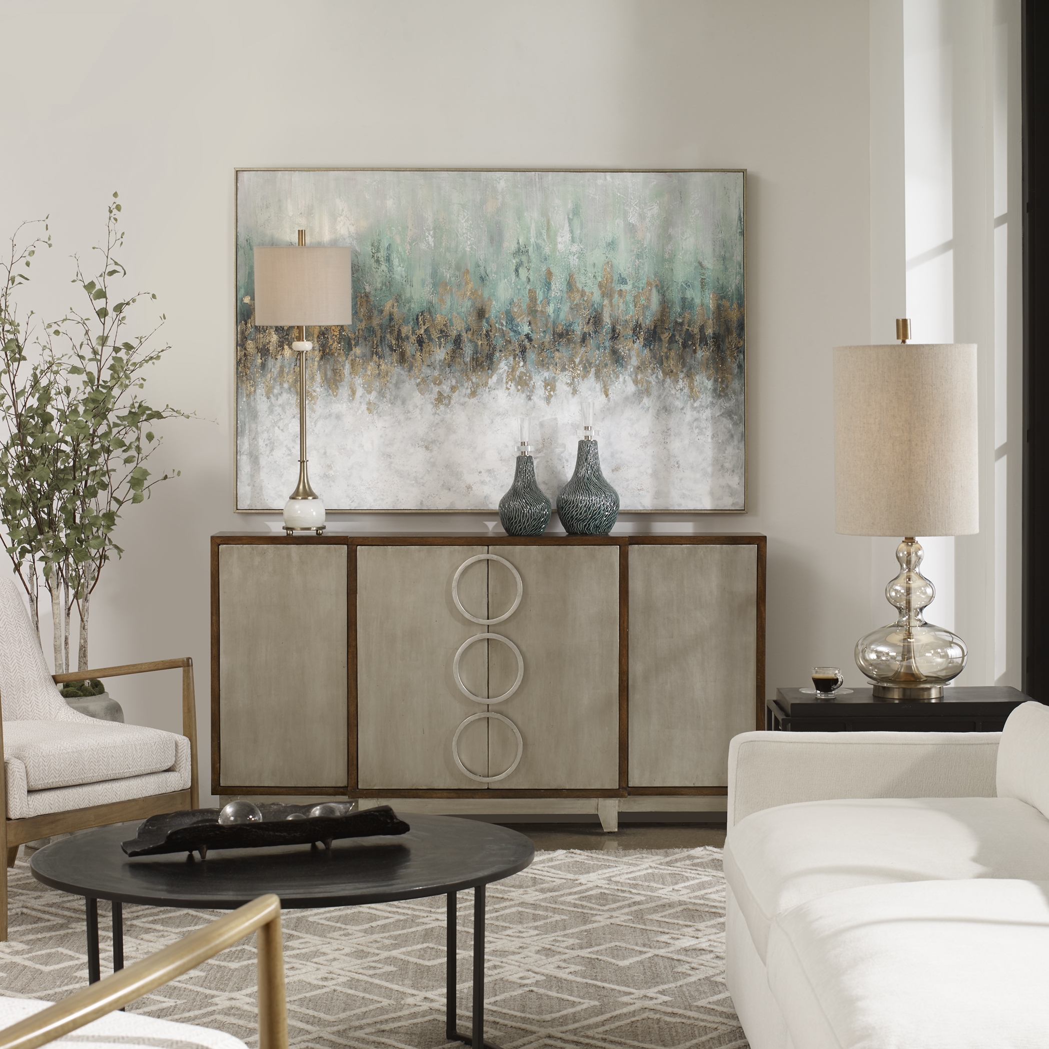 Divide Hand Painted Art - Image 1