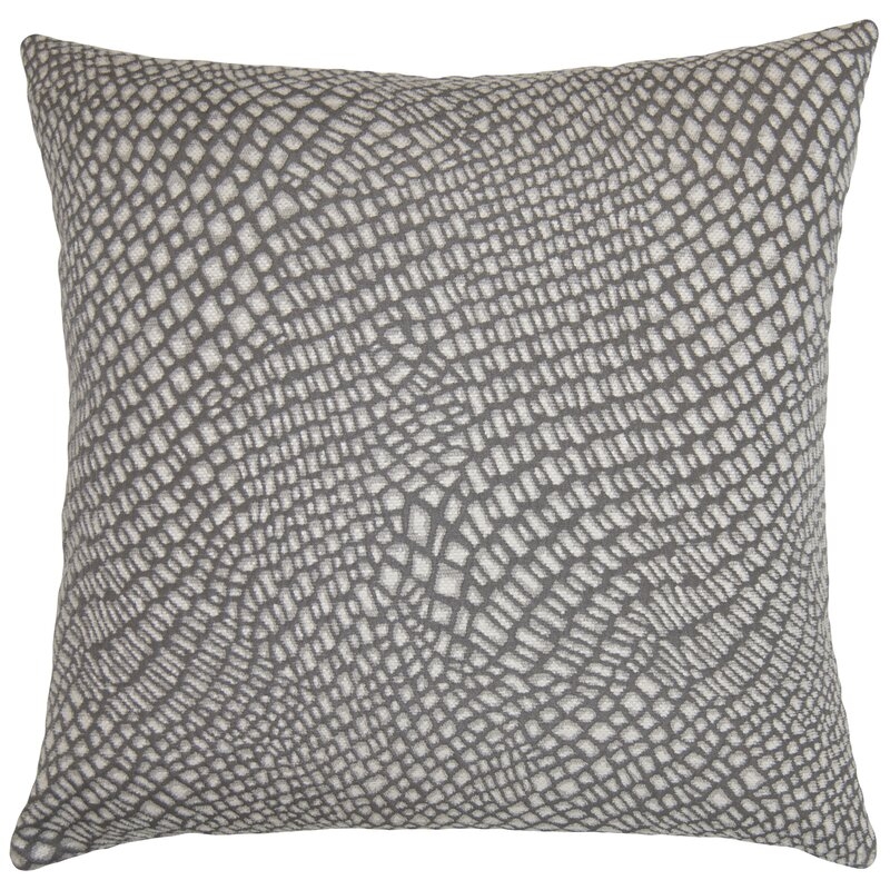 Square Feathers Bennet Savage Throw Pillow Size: 20" x 20" - Image 0