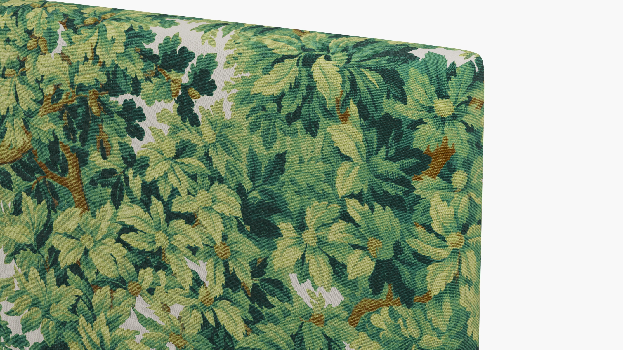 Square Back Headboard, Verdure Bois De Chene, King - Image 2