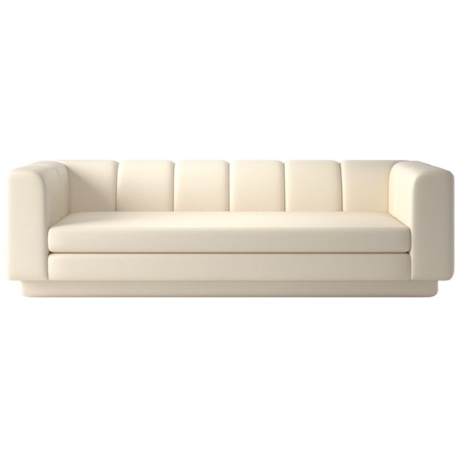 Yarrow 97.5 Sofa Kanvas Sand - Image 0