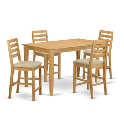 Alingtons Counter Height Rubberwood Solid Wood Dining Set - Image 0