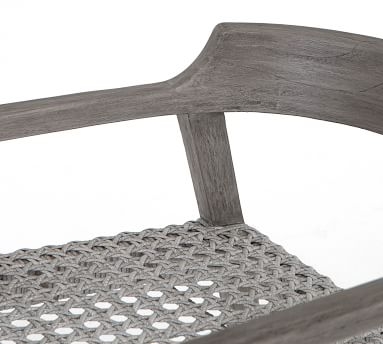 Brent Teak Dining Chair, Weathered Gray - Image 2