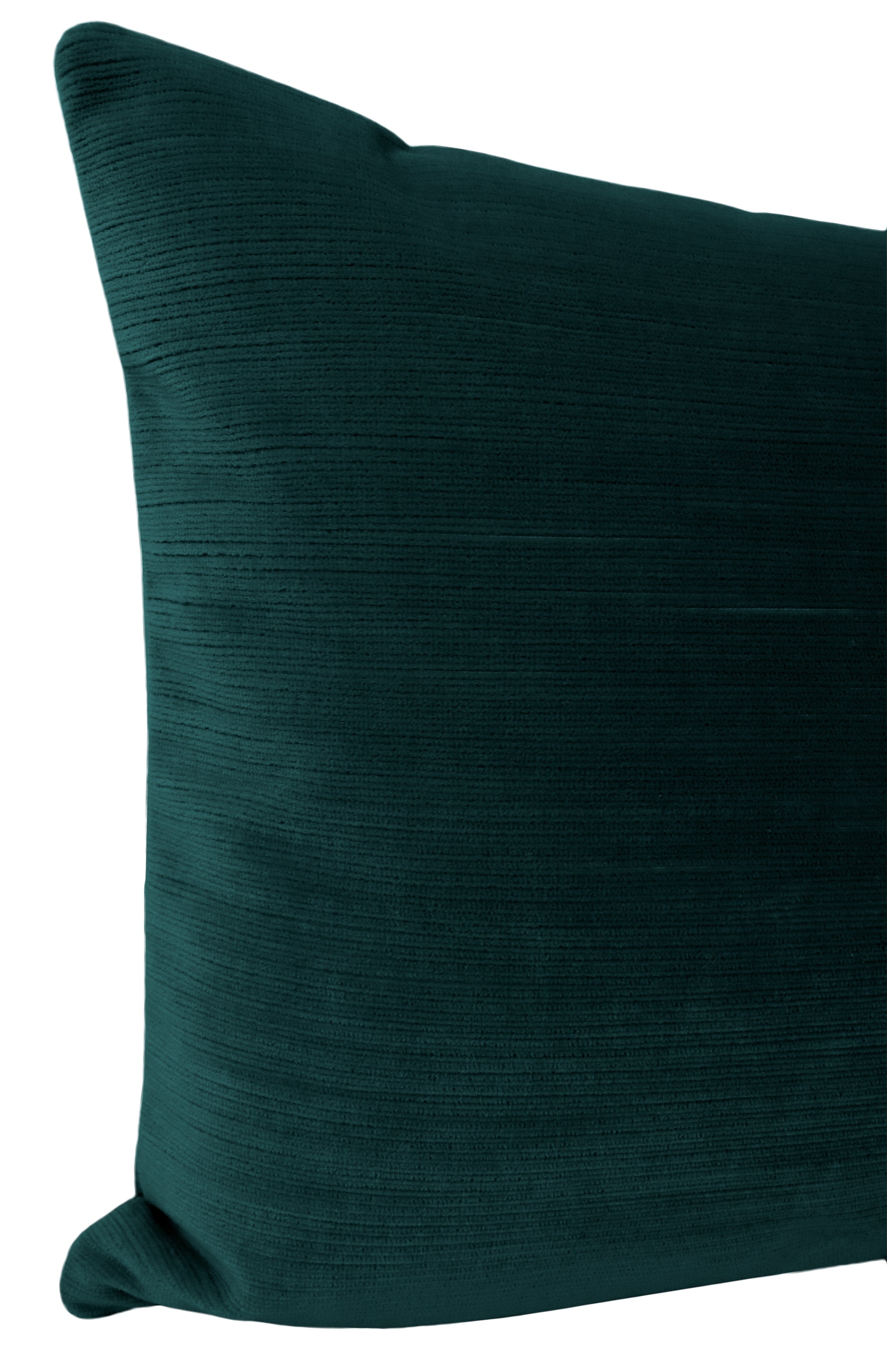 THE XL LUMBAR :: STRIE VELVET // HARBOUR BLUE - BY THE YARD - Image 3