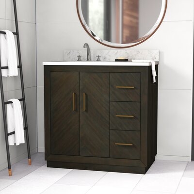 Kimball 36" W x 22" D x 36" H Single Bathroom Vanity Set - Image 0