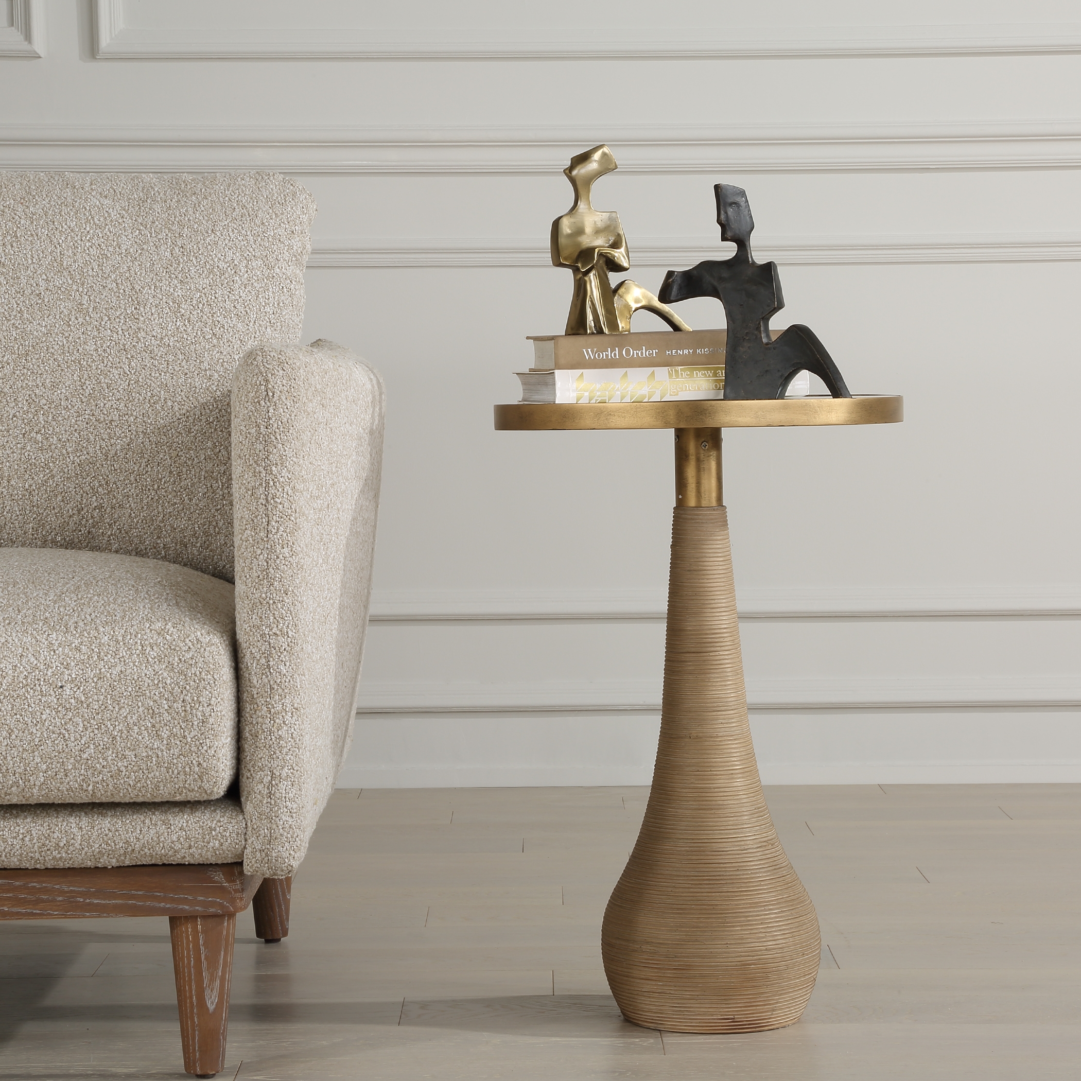 Terra Brass Accent Table - Image 1