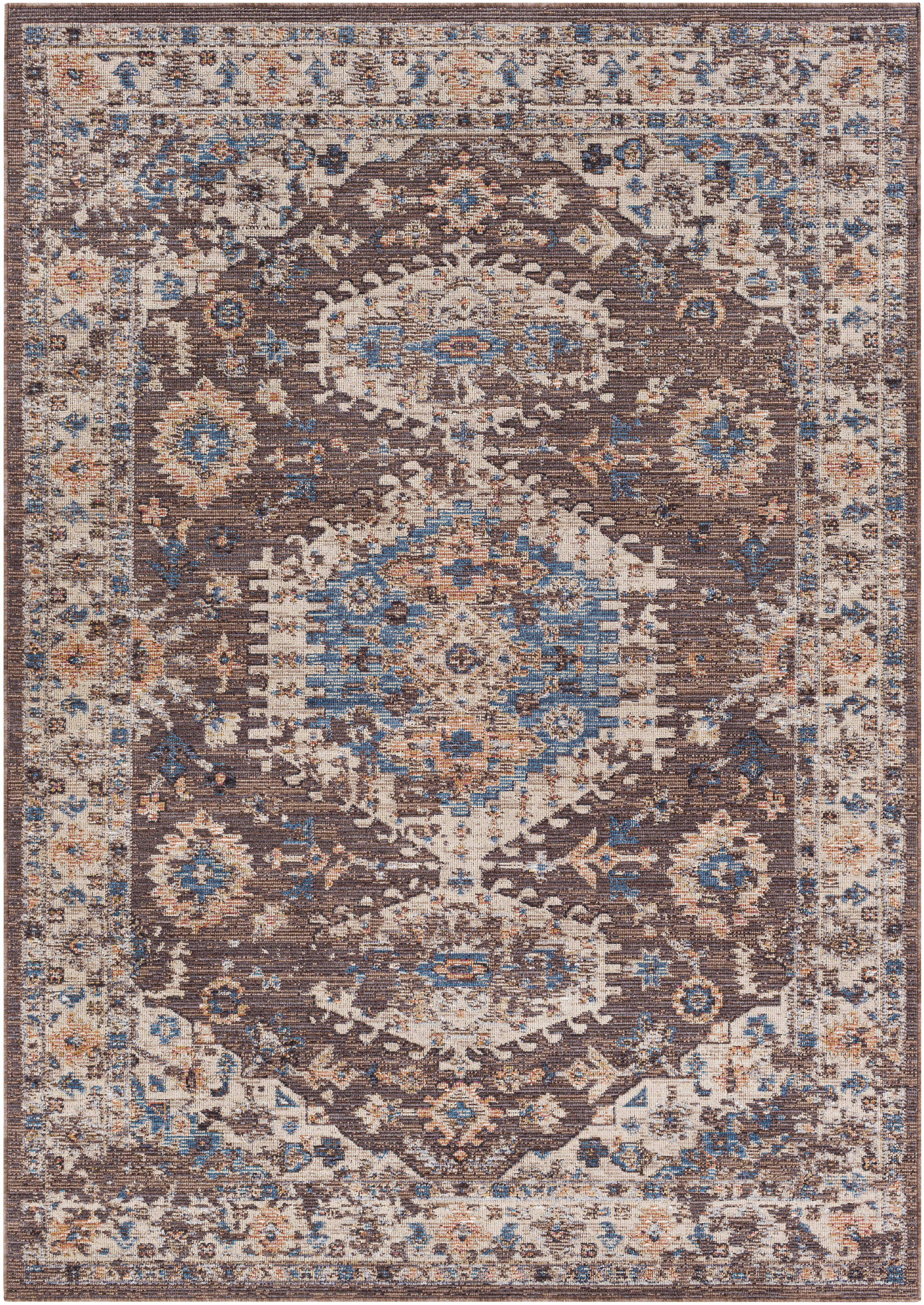 Daytona Beach Brown Outdoor 8'10" x 12' Machine Woven Rug - Image 0