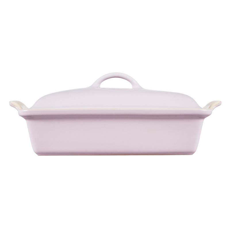 Le Creuset ® Heritage 4-Qt. Shallot Rectangular Casserole Dish with Lid - Image 2