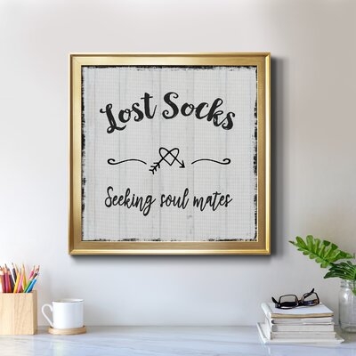 Lost Socks-Premium Framed Canvas - Ready To Hang - Image 0