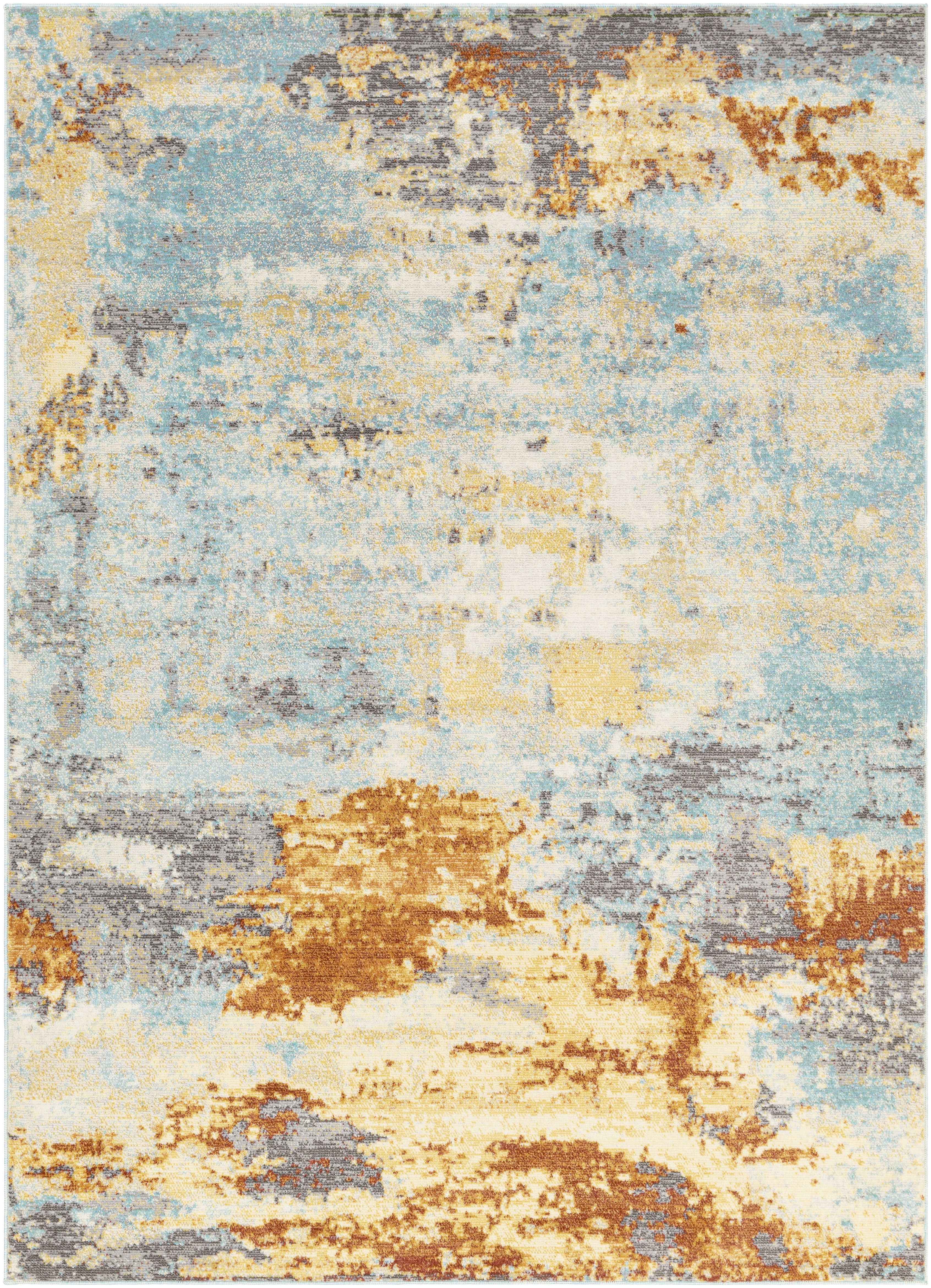 Bodrum Beige Outdoor 5'3" x 7'3" Machine Woven Rug - Image 0